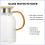 Glaskaraffe mit Deckel, 1,4 l 2