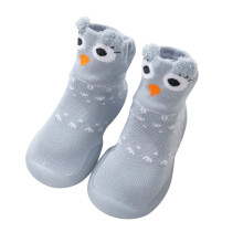 Bjutir Peuter Baby Schoenen Cartoon Dierenprint Elastische Baby Loopschoenen Grijs23 (12-18 maanden)