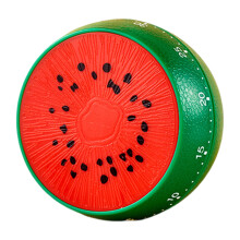 Magnetic Timer Lemon Watermelon Kitchen Cooking Timer Fruit Shaped Visual Mechanical Timer Manual Countdown Timer for Classroom Study