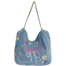 Denim draagtas, Y2K-tassen voor dames, esthetische draagtas, denim schoudertas, handtas