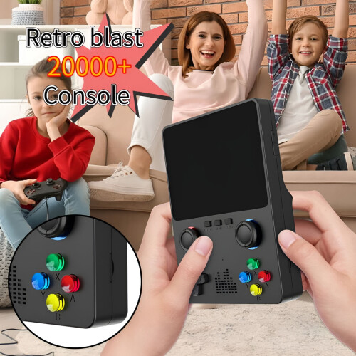 Console di gioco portatile retrò con 6000 giochi e schermo da 3,5 pollici 1