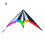 Pipa triangular grande e colorida com som, 1,2 m, para acrobacias (Tipo B) 1