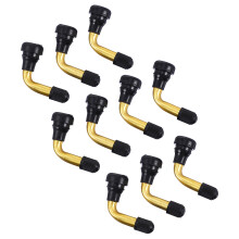 10pcs Practical Angled Bent Motorcycle Tire Tyre Valves Useful Extension Adapter