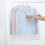 Capa de roupa impermeável reutilizável transparente de 40 polegadas (pacote com 5) 7