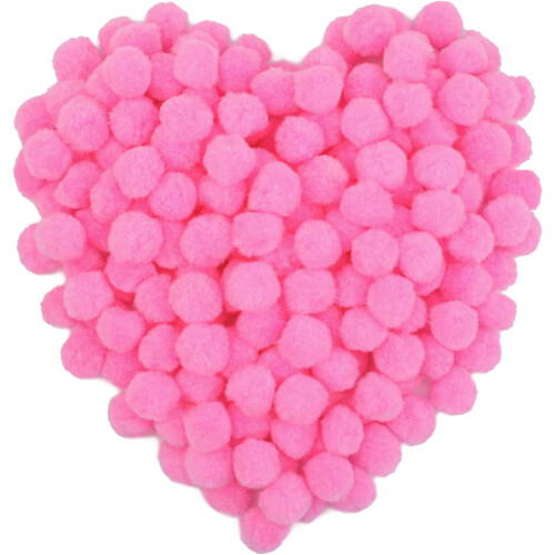 150 Stück 1-Zoll-blaue Bastelpompons