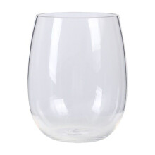 MOQIN Unbreakable 14oz Stemless Plastic Wine Glasses, BPA-Free, Dishwasher-Safe, Reusable – Compatible with outdoor, poolside & camping