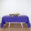Purple Polyester Rectangular Tablecloth 60 x 126 in 1
