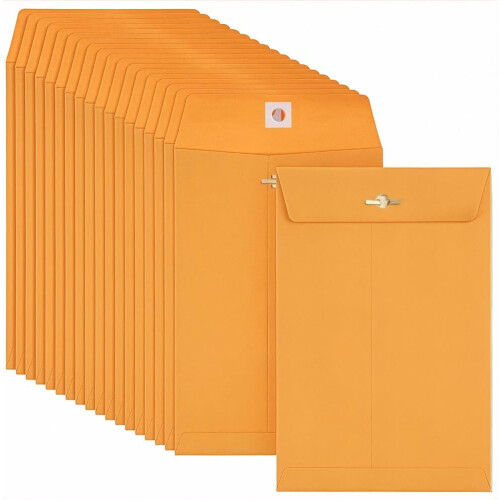 Plicuri pentru documente cu închidere cu fermoar, 8,5x5 inch, pachet de 50