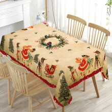 American Flag Tablecloth 55 x 70 in Polyester
