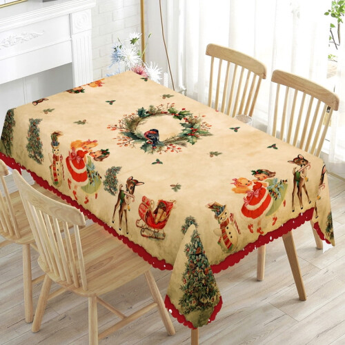 American Flag Tablecloth 55 x 70 in Polyester