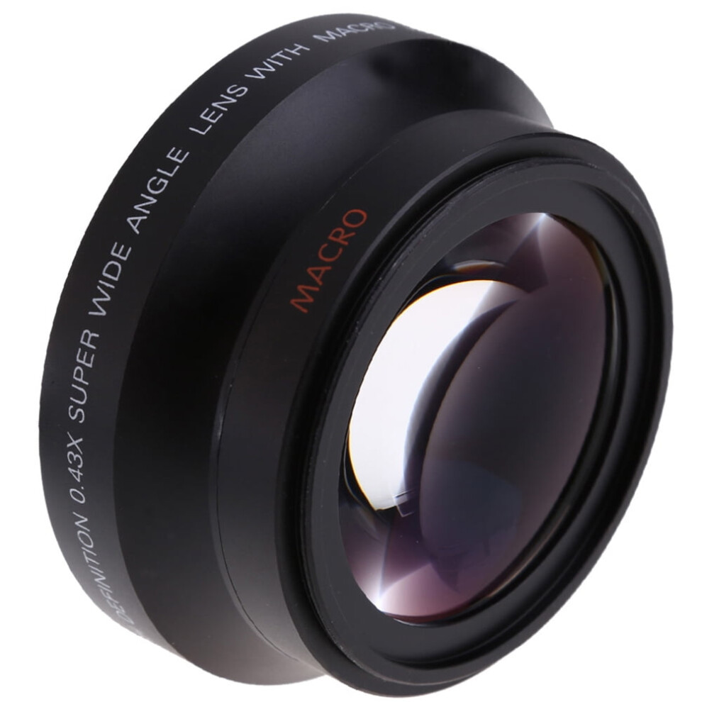 67Mm 0.43 Super Wide Angle + Macro Lens With Japan Optics, Compatible With Canon T5i/T4i/T3i & Nikon 18-105/70-300Vr 9418476529979