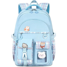 Rucsac, Rucsac Kawaii pentru școală, Ghiozdan drăguț pentru școala primară cu accesorii, Roz