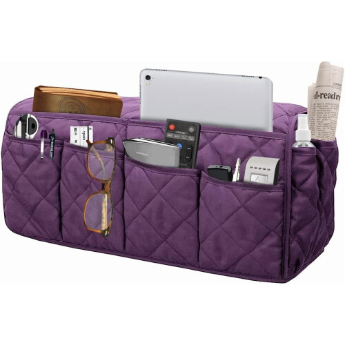 Organizer impermeabile per bracciolo del divano con 14 tasche