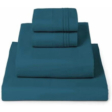 Queen-Bettwäsche-Set – 4-teilig, Iconic Collection – Hotel-Luxus, extraweiche, kühlende Bettwäsche – knitter-, farb- und fleckenbeständig