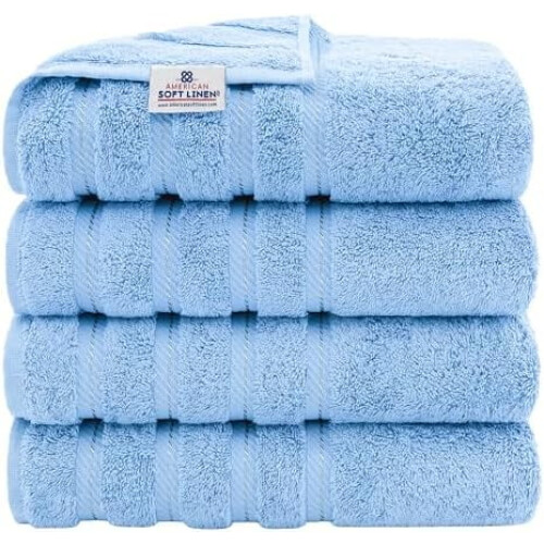 Ensemble de 6 serviettes en coton turc 600 g/m²