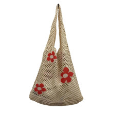 Γυναικεία πλεκτή τσάντα Tote Mesh Beach Knit Summer Hobo τσάντα χειρός για διακοπές, τσάντες