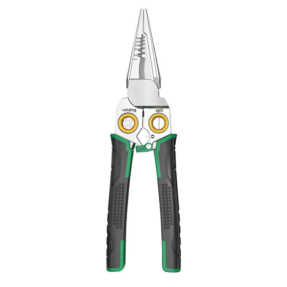 Wire Strippers With Voltage Test, Multifunctional Pliers For Cutting, Stripping & Crimping Wires Â Compatible With Q4h0 9418476527746