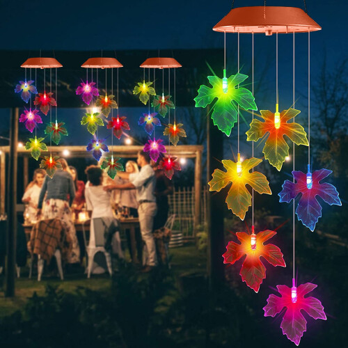 Solar LED Angel Wind Chimes – Waterproof Outdoor