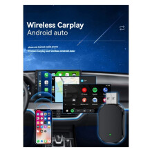 USB Typ C 2-in-1 Kabelloser Carplay Android Auto Adapter Kabelloser Autoadapter Wandelt Kabelgebundenes Android Auto in Kabelloses Um