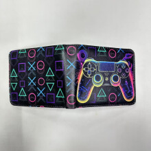 Cute Leather Bifold Wallet for Boys – RFID Blocking, Coin Pocket, Slim Design, Compatible with Teens & Kids