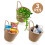 Woven Cotton Wall Baskets Set of 3 1
