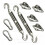 Kit di accessori per vela parasole quadrata 1