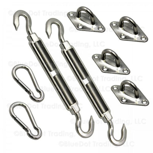 Kit di accessori per vela parasole quadrata