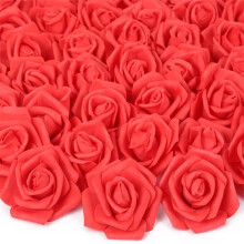 50 pcs Foam Rose Heads 3.5 cm Artificial Flowers