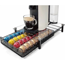 Vertuoline kaffekapselskuffe – strygejern, rummer 40 kapsler