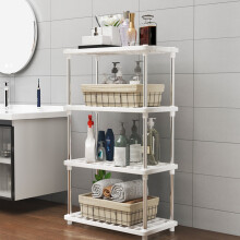 Adjustable Office Cart & Shelving Unit with Wheels – Big Basket Rack for Kitchen, Garage, Pantry, Closet, Utility Corner – Compatible with Home