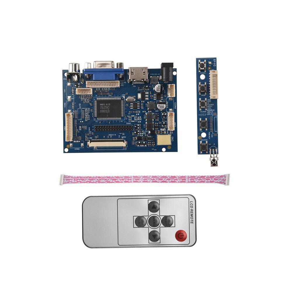 7 Inch 1024 X 600 Lcd Screen Display Driver Board W/Driver Board Monitor For Raspberry Pi Support Av Reversing Priority 6031002588030