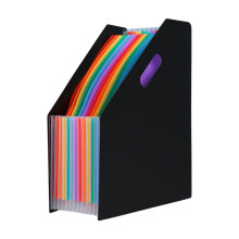 Organiseur vertical incliné pour dossiers A4, porte-documents rétractable grande capacité, classeur de test pour le personnel de bureau, pour