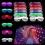 24-pakning LED-lysende festbriller – Neon Shutter-skjermer 1