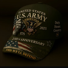 Casquette de baseball commémorative du 250e anniversaire, casquette militaire brodée, casquette ajustable pour vétérans, dédiée aux Américains