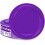 Purple 9 Inch Disposable Paper Plates 50 Pack 1