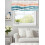 Abstract Coastal Wave Valance 60x18in Rod Pocket 1