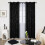 Blackout Curtains 42x95in, Silver Foil Print, 2-Panel 1