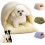 Winter Warm Cat Bed – Corduroy, Removable Cushion, 1