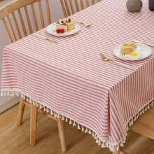 60" Round Cloth Tablecloth, Heavy-Duty & Eco-Dyed