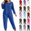 Women's Casual Short Sleeve Top & Pants Set 1