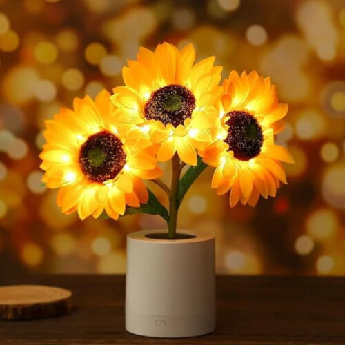 Sunflower Lamp for Women 2 Pieces