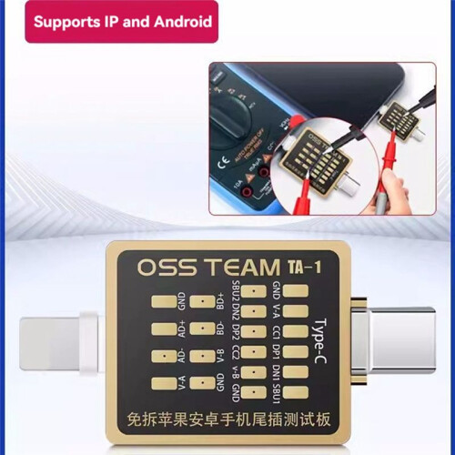 OSS TEAM Mobile Phone Tail Plug Test Board Without Removal for  Type-C Interface Fast Charging Detection Tool 2