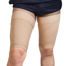 Manicotti compressivi per cosce (coppia) per donna e uomo, beige XXL