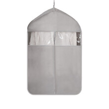 Sac de rangement pour vêtements avec fenêtre transparente, housse suspendue pour l'organisation de la garde-robe et les voyages, housse de