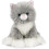 Peluche Chat Camilla, gris et blanc, 23 cm 1