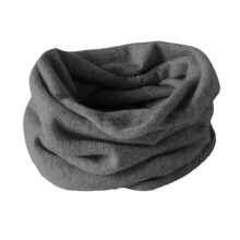 Cachecol de malha em laço, mais quente para o pescoço em clima frio, macio e grosso, para homens e mulheres (cinza escuro)