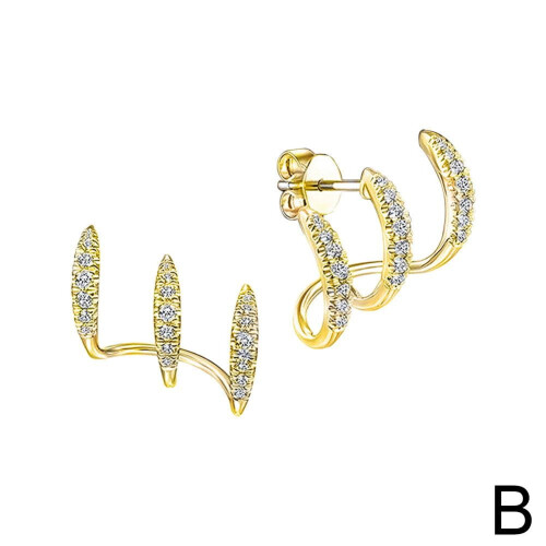 Σκουλαρίκια με κλιπ αυτιών Fashion Claws για γυναίκες, σκουλαρίκια, κοσμήματα, νέο δώρο