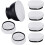 6 Pack Diffuser Lamp Sock Soft Light Cover Polyester Light Diffuser Sock Reflector Ring 5.71in Diameter Lampshade Reflector 1