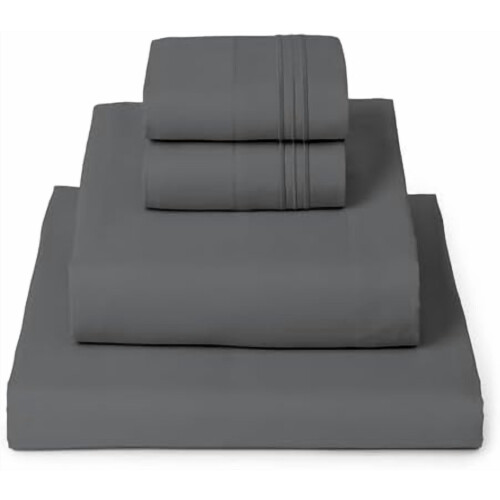 Microfiber Queen Sheet Set 4-Piece Deep Pocket