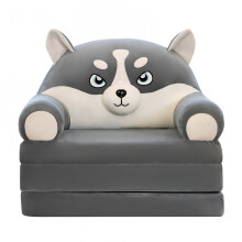 Samtsofa für Kleinkinder mit faltbarem 2-in-1-Design